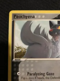 Pokemon TCG Poochyena EX Holon Phantoms 80/110 Regular Common LP - Image 2