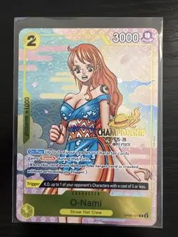 O-Nami (CS 25-26 Event Pack) OP06-101 One Piece Promotion Cards Foil - Image 1