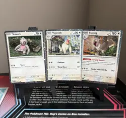 Pokemon Slakoth 160/193 Vigoroth 161/193 Slaking 162/193 Cosmos Holo Promos NM - Image 1