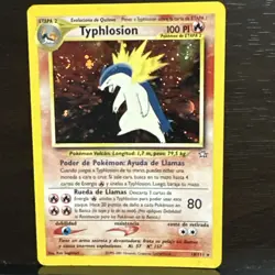 Pokemon Neo Genesis 2000 Typhlosion Holo Rare Card TCG 18/111 - Image 1
