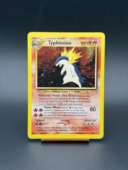 Typhlosion 18/111 Neo Genesis Holo 2000 Pokemon WOTC - Image 1