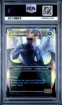 Kefka Court Mage JP Surge Foil PSA 9 Graded Final Fantasy MTG - Image 2