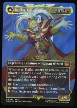 Kefka, Court Mage - Surge Foil - Borderless - MTG FINAL FANTASY - RareCo - Image 1