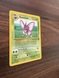 Pokemon TCG Jungle Set Venomoth Unlimited #29/64 Non Holo Rare 1999 WOTC VTG NM - Image 3