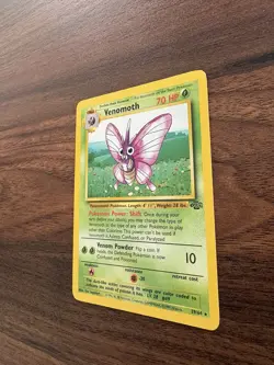 Pokemon TCG Jungle Set Venomoth Unlimited #29/64 Non Holo Rare 1999 WOTC VTG NM - Image 4