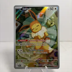 Pokemon TCG Eevee Prismatic Evolutions Black Star Promo Card ETB #173 - Image 1