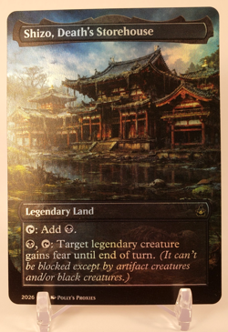 Shizo, Death's Storehouse FOIL Proxy Card Custom Fantasy Art - Image 1