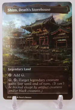 Shizo, Death's Storehouse FOIL Proxy Card Custom Fantasy Art - Image 4