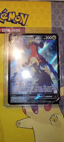 Astral Radiance Trainer Gallery Garchomp V Holofoil TG23/TG30 pokemon card - Image 2