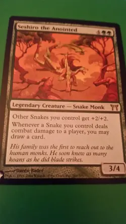 MTG THE LIST SESHIRO THE ANNOINTED RARE - Image 1