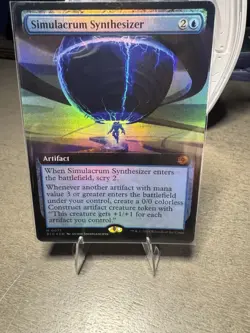 Simulacrum Synthesizer (Extended Art) Outlaws of Thunder Junction NM - Image 1