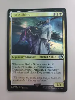 MTG Rufus Shinra Final Fantasy Foil Uncommon - Image 1