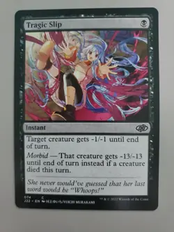 MTG Tragic Slip (74) Jumpstart 2022 Regular Common - Image 1