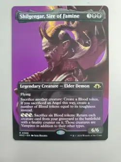 MTG Shilgengar, Sire Of Famine Modern Horizons 3 0366 Portrait Rare - Image 1