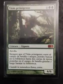 MTG TITAN PRIMIGENIO/ PRIMEVAL TITAN - M12 - SPANISH EX - Image 1