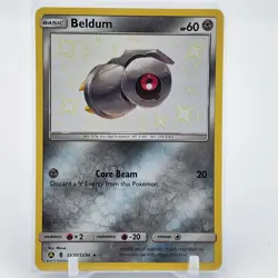 Beldum - SV30/SV94 - Baby Shiny - Hidden Fates - Pokemon Card - NM/M - Image 1