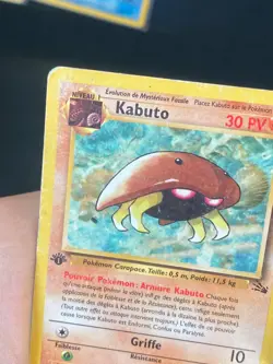 CARTE POKEMON KABUTO 50/62 FR EDITION 1 COMMUNE WIZARDS FOSSILE - PL - Image 2