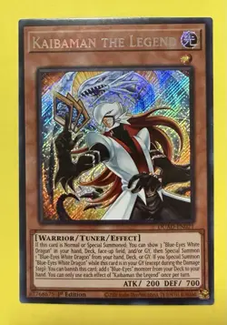 YuGiOh ~ Kaibaman the Legend DUAD-EN021 ~ Duelist's Advance ~ Secret Rare 1st Ed - Image 1