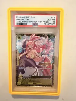 One Piece 2024 Shirahoshi Championship Top 64 Prizes OP3 #116 PSA 10 - Image 1
