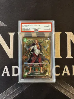 2025 ONE PIECE OP11 A FIST OF DIVINE SPEED - SHANKS SP ALT ART ST16-004 - PSA 10 - Image 1