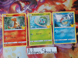 2021 McDonald's 25th Anniversary Gen 1 Charmander. Squirtle and Bulbasaur NM - Image 1
