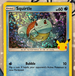 Squirtle 17/25 Holo Foil Promo McDonald's 25th Anniversary Pokemon Card 2021 NM - Image 2
