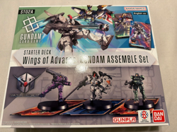 ST02A Gundam Card Game Starter Deck Wings of Advance Gundam Assemble Set English - Image 1