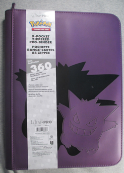Gengar 9-Pocket Zipper Pro-Binder - Pokemon / Ultra-Pro - Holds 360 cards - Image 1