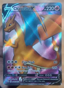 Charizard V SWSH050 - Sealed - Sword & Shield Promo Card Holo NM - Image 1