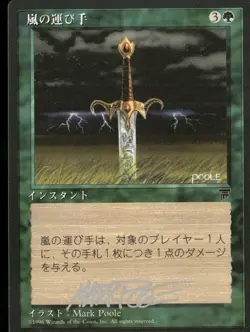 Legends: Storm Seeker Autographed Magic: The Gathering Card - Rare MTG - Image 1