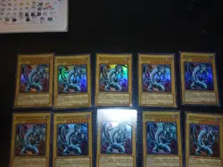 Vintage Yu-GiOh Tcg Card Lot Of 10 Holo Spanish DL1 S001 Duel League Promos - Image 1