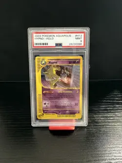 Hypno Holo PSA 9 MINT Aquapolis H12/H32 2002 Graded Pokemon Card - Image 1