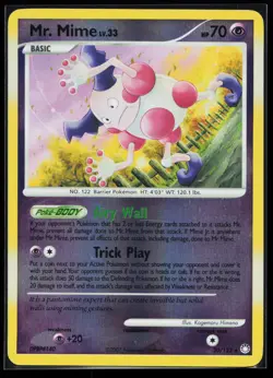 Mr. Mime 30/123 Rare Mysterious Treasures Reverse Holo Pokemon Card - Image 1