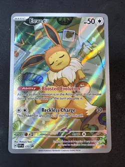 Eevee 173 Sv: Scarlet & Violet Prismatic Etb Black Star Promo Cards Pokemon - Image 1
