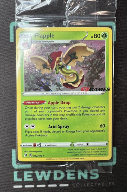 Flapple EB GAMES - 022/192 - Stamp Exclusive - SEALED Promo - Pokemon Card - Image 1