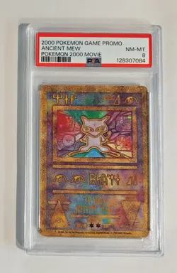 Pokemon The Movie 2000 Ancient Mew Promo PSA 8 NM-MT - Image 1