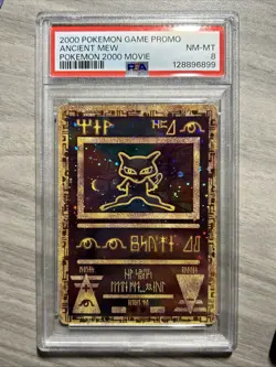 2000 Pokemon Game Promo Ancient Mew Movie PSA 8 NM-MT - Image 1