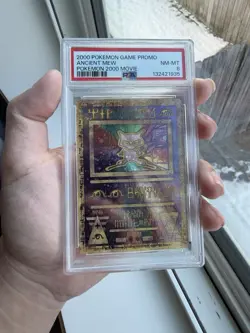 2000 Pokemon Movie Promo Ancient Mew Holo PSA 8 NM-MT - Image 1