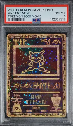 2000 Pokemon Ancient Mew PSA 8 NM-MT Pokemon Movie Game Promo Double Holo Card - Image 4