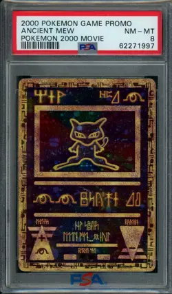 2000 Pokemon Game Promo Ancient Mew Pokemon 2000 Movie PSA 8 NM-MT - Image 1