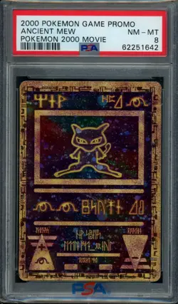 2000 Pokemon Game Promo Ancient Mew Pokemon 2000 Movie PSA 8 NM-MT - Image 1