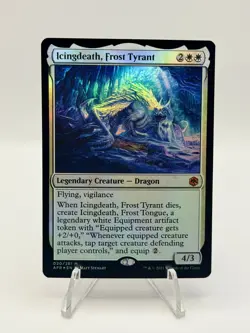 Magic The Gathering MTG ICINGDEATH, FROST TYRANT FOIL Forgotten Realms NM - Image 1