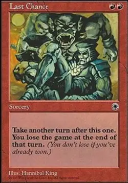 MTG Last Chance, Portal, Heavily Played, English - Image 1