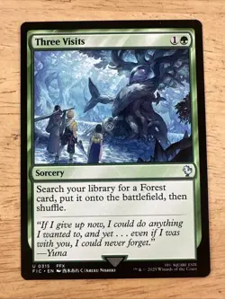 Three Visits 315 MTG Commander: FINAL FANTASY U NM - Image 1