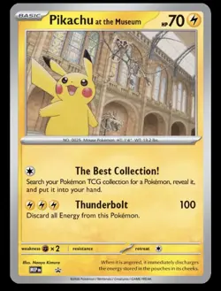 PRESALE Pokemon x Natural History Museum Exclusive Jumbo Promo - Image 1