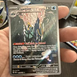 Pokemon TCG Clawitzer 141/132 Mega Evolutions Illustration Rare NM - Image 1