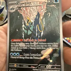 Pokemon TCG Clawitzer 141/132 Mega Evolutions Illustration Rare NM - Image 2
