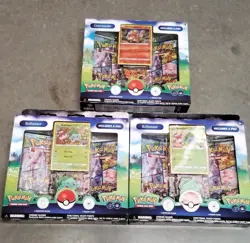 3 Pokemon Go TCG Collection Boxes (2 Bulbasaur & 1 Charmander) New & Sealed 820650850813 - Image 1