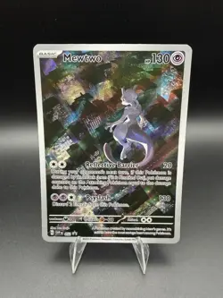 Pokemon Mewtwo TCG Scarlet & Violet 151 UPC Promo Holo Rare NM Condition - Image 1