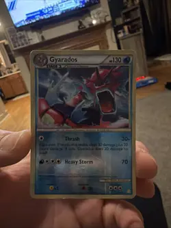 Pokemon TCG Gyarados 123/123 HeartGold SoulSilver Reverse Holo Foil Rare - Image 1